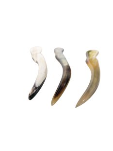 Horn Olivenpiker / Haarnadel / Nagelreiniger 11,5 cm = Code A