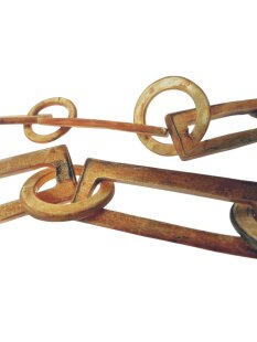 Horn Gliederkette Gayelala antik matt Fixlänge 120 cm = Code G