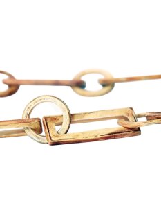 Horn Gliederkette Gayelala antik matt Fixlänge 120 cm = Code G