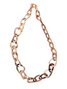 Horn Gliederkette Rivo2 antik matt geschliffen Fixlänge 90 cm = Code G