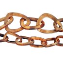 Horn Gliederkette Rivo2 antik matt geschliffen Fixlänge 90 cm = Code G