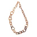 Horn Gliederkette Rivo2 antik matt geschliffen Fixlänge 90 cm = Code G