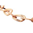 Horn Gliederkette Rivo2 antik matt geschliffen Fixlänge 90 cm = Code G