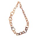 Horn Gliederkette Rivo2 antik matt geschliffen Fixlänge 90 cm = Code G