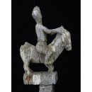 AL183 original AloAlo Grabstele der Mahafaly antik Reiter auf Pferd 165 cm cm ca. 1935 
