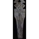 AL184 original AloAlo Grabstele der Mahafaly antik 4 Gendarmen als Ehrengarde 145 cm cm ca. 1925