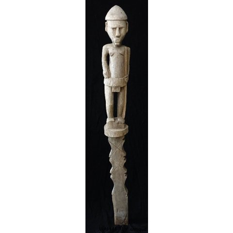 AL189 original AloAlo Skulptur der Antandroy Grabw&auml;chter Rinderhirte 120 cm 1960 