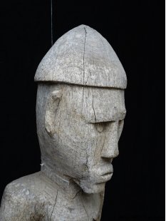 AL189 original AloAlo Skulptur der Antandroy Grabwächter Rinderhirte 120 cm 1960