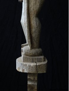 AL189 original AloAlo Skulptur der Antandroy Grabwächter Rinderhirte 120 cm 1960