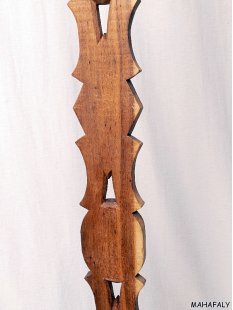 AloAlo Wandrelief  zeitgenössisch, Zebu  echt Palisanderholz = 150 cm, Restbestände dann nie wieder lieferbar !