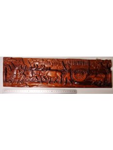 Wandrelief aus Palisanderholz horizontal Madagaskar 50 x 20 cm Restbestände, dann nie wieder lieferbar !