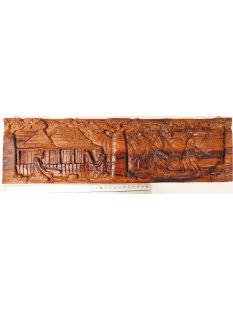 Wandrelief aus Palisanderholz horizontal Madagaskar 50 x 20 cm Restbest&auml;nde, dann nie wieder lieferbar !