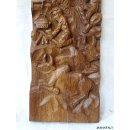 Wandrelief aus Palisanderholz vertikal Madagaskar 50 x 15 cm Restbestände, dann nie wieder lieferbar !