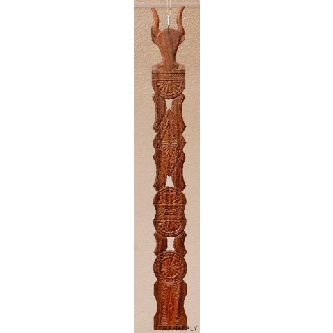AloAlo Wandrelief Zebu  echt Palisanderholz = 100 cm Restbestände, dann nie wieder lieferbar !