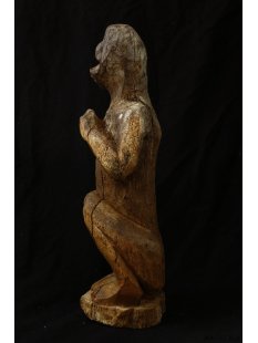 MF275 Vazimba Skulptur Saurier  Mensch 33 cm.