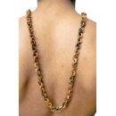 Horn Gliederkette Rojo antikbraun matt  Fixlänge 90 cm = Code F
