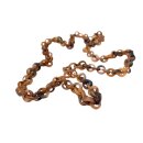 Horn Gliederkette Rojo antikbraun matt  Fixlänge 90 cm = Code F