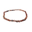 Horn Gliederkette Rojo antikbraun matt  Fixlänge 90 cm = Code F