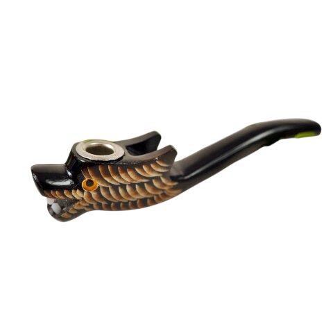 Horn Pfeife kleiner Drache Cannabis Hasch Tabak 11 cm = Code B