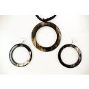 Horn Anhänger und Ohrhänger Hogonpo hell/dunkel Set = Code E