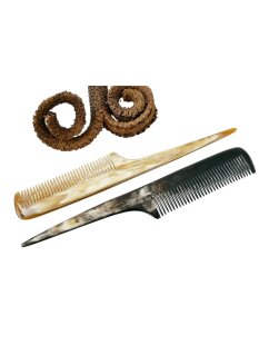 1 x Hornkamm Toupierkamm Rita 20 x 3 cm mittel = Code C