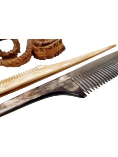1 x Hornkamm Toupierkamm Rita 20 x 3 cm mittel = Code C
