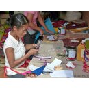 Raffia Bast Raphia Korb Harlekin Senior Farbmix 25 cm = Code grün