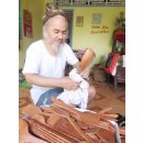 Vietnam Kokosholz Schale rund Guo  D: 18 cm = Code C