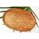 Vietnam Kokosholz Teller / Tablet Hing oval 23 cm = Code C