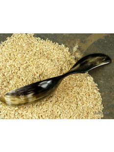 Horn Schöpflöffel Reislöffel Afrika geschwungen 16 cm Code C