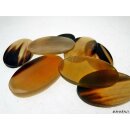 Hornplatten poliert 30 x 30 mm 2. Qualität - 25 % dreieckig