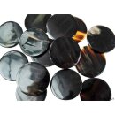 Hornplatten poliert 30 x 30 mm 2. Qualität - 25 % dreieckig