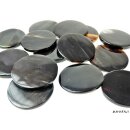 Hornplatten poliert 30 x 30 mm 2. Qualität - 25 % dreieckig