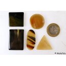 Hornplatten poliert 35 x15 mm 2. Qualität - 50 % oval