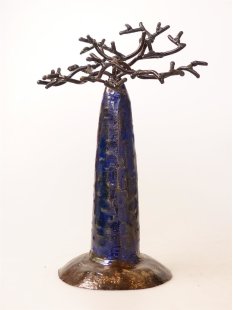 Ölfass Blech Deko Baobab 16-19 cm= Code D