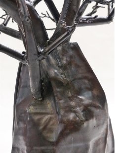 1 Stück Ölfass Blech Deko Baobab 55 cm Mahajanga = Preiscode O