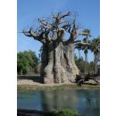 &Ouml;lfass Blech Deko Baobab 55 cm Mahajanga = Code O