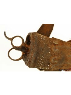Zauberhorn Mohara ody Nr.10 Amulett und Fetisch der Sakalava 25 cm ca. 1955