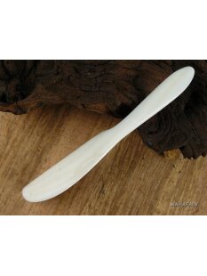 1x Perlmutt Buttermesser Adelfia hell irisierend 14 cm