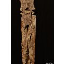 AL198 original AloAlo Grabstele der Mahafaly antik Mann auf dem Thron 168 cm ca. 1965 