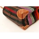 Raffia Bast Raphia Korb Harlekin vertikal Farbmix 32 cm