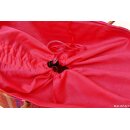 Raffia Bast Raphia Korb Harlekin vertikal Farbmix 32 cm