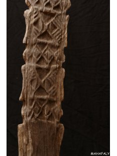 AL139 original AloAlo Grabstele der Mahafaly Zebu 130 cm ca. 1965