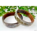 Watussi Horn Armreifen geschlossen 20 mm = Code C 63-69 mm