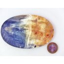 Hornplatten100 x 70 mm oval seidenmatt poliert