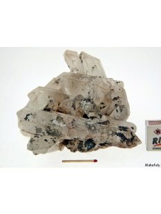 KS115 Bitumenquarz Bergkristall Stinkquarz 2165 g