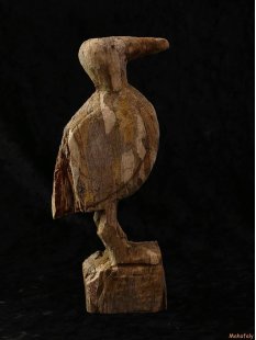 MF362 Fragment von Grabstele der Sakalava Vogel Lolo 25 cm 1970 