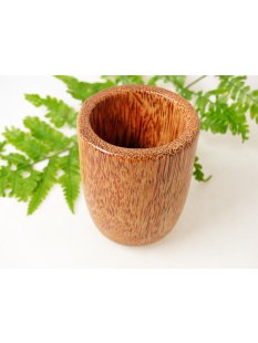 Vietnam Kokosholz Becher Bieran 13 cm = Code C