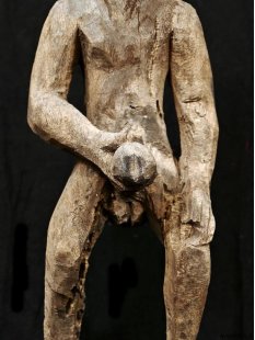 MF360 Skulptur der Sakalava Erotik Penismann 50 cm ca.1960