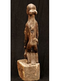 MF371 Skulptur der Sakalava kopulierendes Paar 55  cm ca.1985 